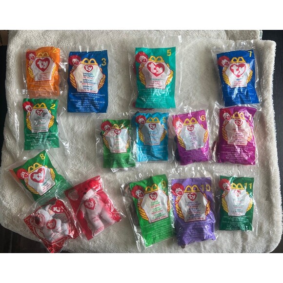 Lot of 15 TY McDonalds beanie babies *new in pkg - Picture 1 of 12